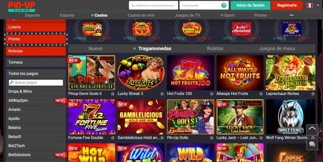 versión espejo del sitio del casino