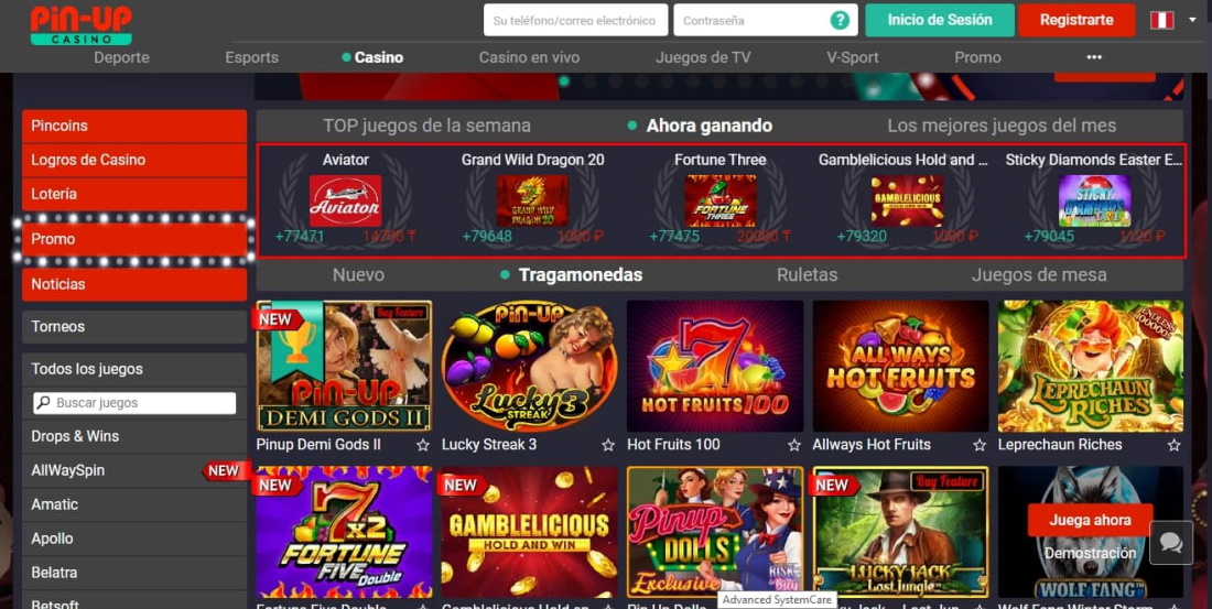 ganancias de otros jugadores de casino