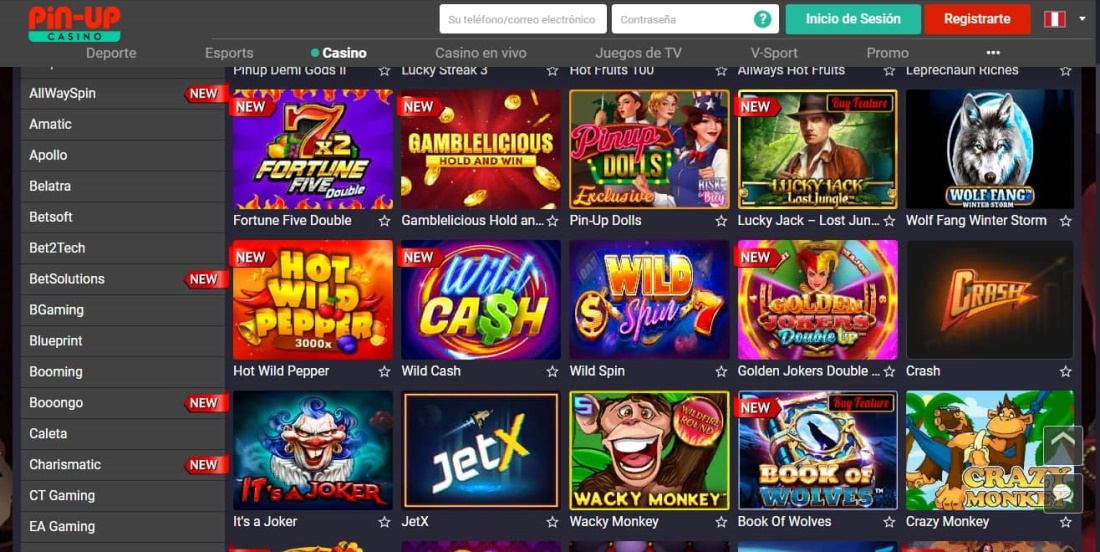 página oficial del casino